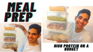 How To Meal Prep in 1 Hour | High Protein on a Budget | Sunday Vlog