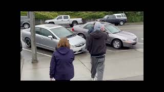 Uncle Arty and Turd Snerdly confront Glenn Cerio and his lawyer