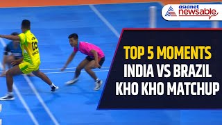 Kho Kho World Cup 2025: Top 5 Match Highlights as India Triumphs Over Brazil 64-34 | WATCH