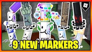 How to get the 9 NEW MARKERS + BADGES in FIND THE MARKERS || Roblox