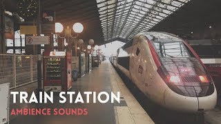 Train Station Sounds Paris, France Ambience Effects