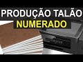 #GRÁFICA RÁPIDA - TUTORIAL PRODUÇÃO TALÃO NUMERADO