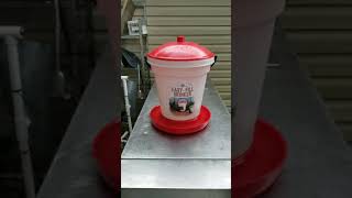 Harris Farms 5 Gallon Easy Fill Poultry Drinker- Troubleshooting, EZ fix for leaking waterer