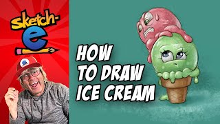 How to draw ice cream the Sketch-E way.