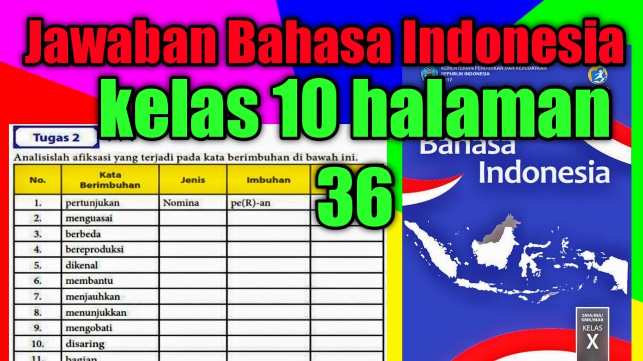 Kunci Jawaban Bahasa Indonesia Kelas 10 Halaman 36 - YouTube