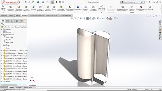 Design a Savonius Turbine Use Solidworks