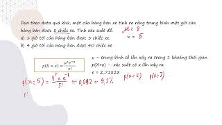 Statistics is easy | Bài 25 | Phân phối Poisson