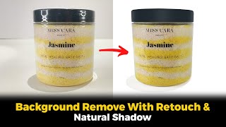 Background Remove With Retouch \u0026 Natural Shadow in Photoshop । Photoshop Editing । Mujammel Hussain