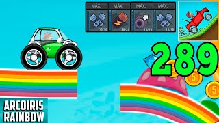 Hill Climb Racing - ELECTRIC CAR in RAINBOW - Gameplay Walkthrough Part 289 (Android,iOS)