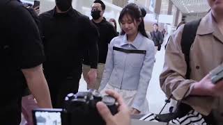 230402 BLACKPINK JENNIE AIRPORT DEPARTURE - RUNWAY READY CUTE MODEL