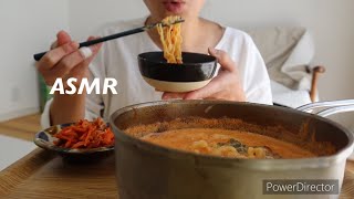 【ASMR】辛ラーメンをアレンジ！濃厚なイタリアントマトチーズ辛ラーメン🍅🌶🍜