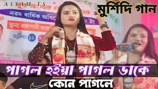 পাগল হইয়া পাগল টাকে ডাকে কোন পাগলে । মুর্শিদি গান ।  Murshidi gaan । Chaina Sarkar । ASSAM TS