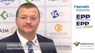 Productronica 2017   Andreas Karch, Indium Corp