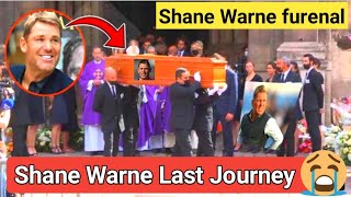 Shane Warne Furenal Video 😭😭 | Shane Warne whatsapp status | Shane died #shanewarne #shanewarnedied