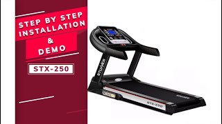 Stunner Fitness STX-250 Motorised Treadmill - Installation and User Guide - Treadmill For Home Use