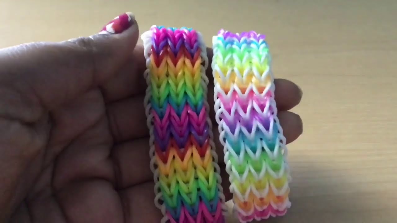 Easy Triple Fishtail Bracelet ( Rainbow Loom) - YouTube