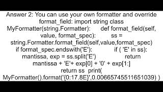 exponent digits in scientific notation in Python