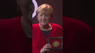 Former Federal Chancellor of Germany, Dr. Angela Merkel receives 2022 UNHCR Nansen Refugee Award.