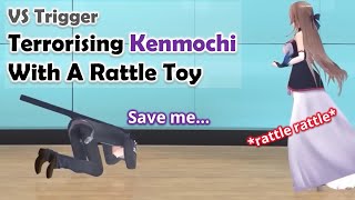 【ENG SUB】VS Trigger: Terrorising Kenmochi With a Rattle Toy【Trigger / Meifu / NIJISANJI にじさんじ】