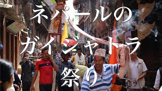 祭りの季節が始まるネパール　ネワール族のガイジャトラ祭りは盛大だった【文化】Newar Gaijatra Festival in Nepal