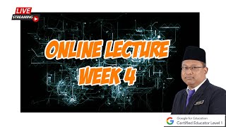 Lecturer Week 4 (SC025)