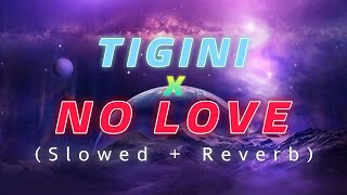 Tigini x No Love (Slowed And Reverb) 🎧 || Jaz Scape Mashup⚡ || SR Audio ||