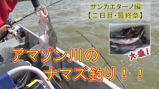 【アマゾン】アマゾン川で釣り！サンカエターノ編・二日目その③　最終章