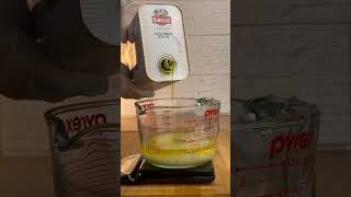 Using extra virgin olive oil for making soap #shorts