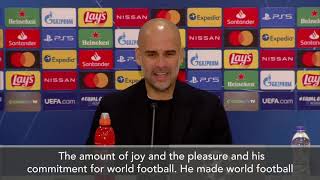 'Maradona Gave Us Joy' Guardiola