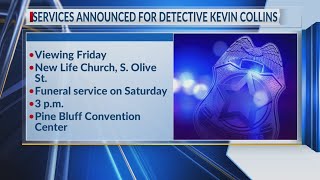 Services for Officer Collins in Pine Bluff