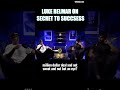 Luke Belmar gives his secret to success on The Ahmad Mahmood Show 🧠🧠🧠 #shorts