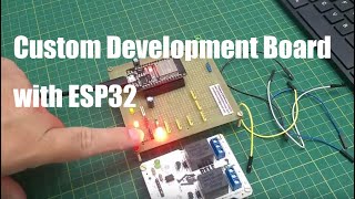 Custom Development Board with ESP32  || 😉UTSOURCE