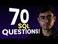 Solve 70 SQL Questions in 3 hrs | Ultimate SQL Practice | Master SQL