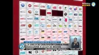 Visión 7: Grilla de Cablevisión: La TV Pública en el canal número 11