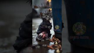 poor cat so hungry 😭🔥💯#memes #cat #ai #animals #shorts