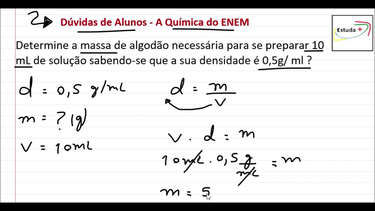 Exercicio De Densidade Resolvido