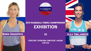 2019 Mubadala World Tennis Championships — Maria Sharapova vs Ajla Tomljanovic