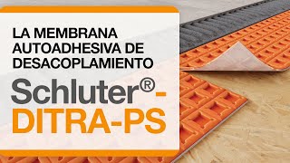 Schluter®-DITRA-PS: la membrana autoadhesiva de desacoplamiento.