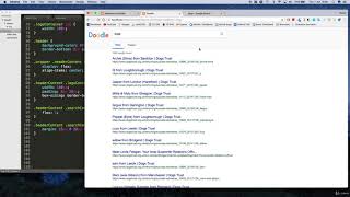 Make a Google search engine clone JavaScript PHP and MySQL : // Styling the search bar itself