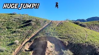 We Faced Our Fears and Hit a HUGE Dirt Bike Jump!!