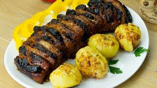 Lomo de cerdo al horno con patatas – ¡Sorprenda a todos con una perfecta cena! | Gustoso. TV