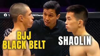 When A BJJ Black Belt & A Shaolin Monk Meet In MMA 😱