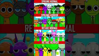 Incredibox Sprunki Scrunkly VS Sprunki But Crazy VS Memes *MIX VERSION* #shorts