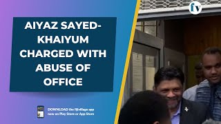 Aiyaz Sayed-Khaiyum charged with abuse of office