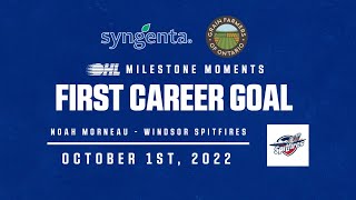 OHL Milestone | Noah Morneau | First Career Goal