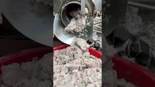 Fish bone and meat reparation machine