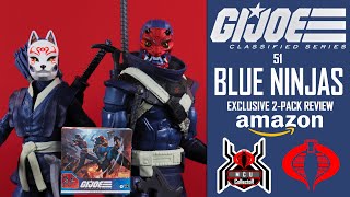 GI Joe Classified Series 51 BLUE NINJAS Cobra Arashikage 2-Pack Amazon Exclusive Review