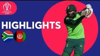 #cwc2019 :- 21st match of the CWC Afghanistan Vs South Africa full Highlights
