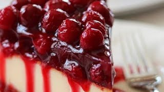 Vişneli Soslu Cheesecake Tarifi | Meyve Soslu Cheesecake