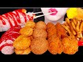 MOST POPULAR CRUNCHY FOOD ASMR *CHEESE BALLS, CHEESY CORN DOG, NUGGETS, FRIES 먹방 JANE ASMR 제인